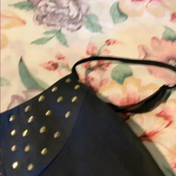 Vintage Candies black top with bling on the front thin straps size S - Picture 6 of 10